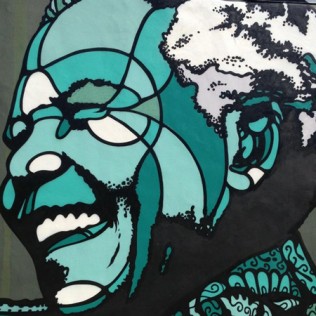 Nelson Mandela street art