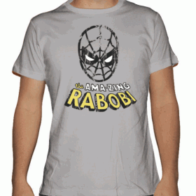 Rabobi, Rabobi on Swiss Grey t-shirt - shirtPreview