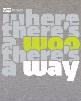 WOO Themes on Melange t-shirt - largeDesign