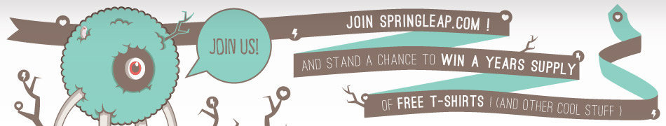Win a year supply of t-shirts - Join Springleap